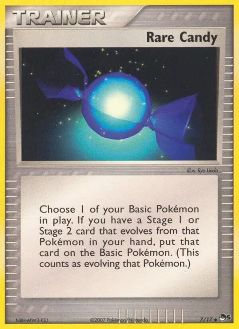 Rare Candy #007/017 Pokémon card from POP Series 5