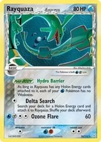 Rayquaza - 016/110 Delta Species #16/110 Reverse Holofoil Pokémon card from EX Holon Phantoms