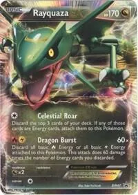 Rayquaza EX #BW47 Holofoil Pokémon card from Black and White Promos