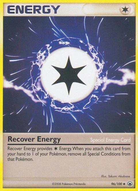 Recover Energy #96/100 Reverse Holofoil Pokémon card from Majestic Dawn