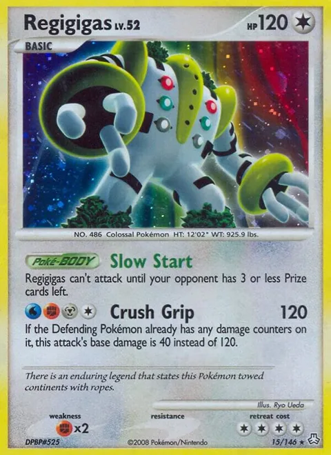 Regigigas 15 #15/146 Reverse Holofoil Pokémon card from Legends Awakened