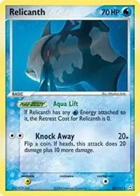 Relicanth #30/110 Pokémon card from EX Holon Phantoms