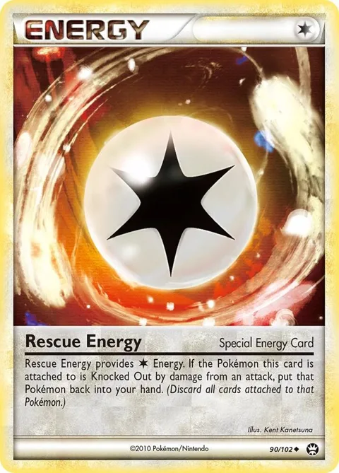 Rescue Energy #90/102 Reverse Holofoil Pokémon card from Triumphant