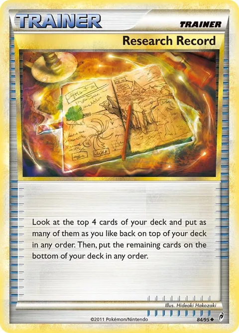 Research Record #84/95 Reverse Holofoil Pokémon card from Call of Legends
