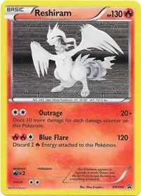 Reshiram #BW004 Holofoil Pokémon card from Black and White Promos