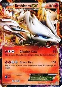 Reshiram EX #BW36 Holofoil Pokémon card from Black and White Promos