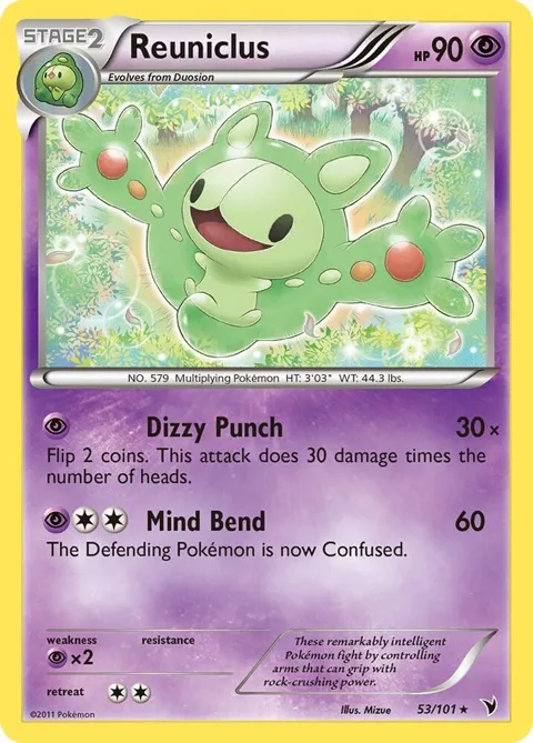 Reuniclus 53 #53/101 Pokémon card from Noble Victories