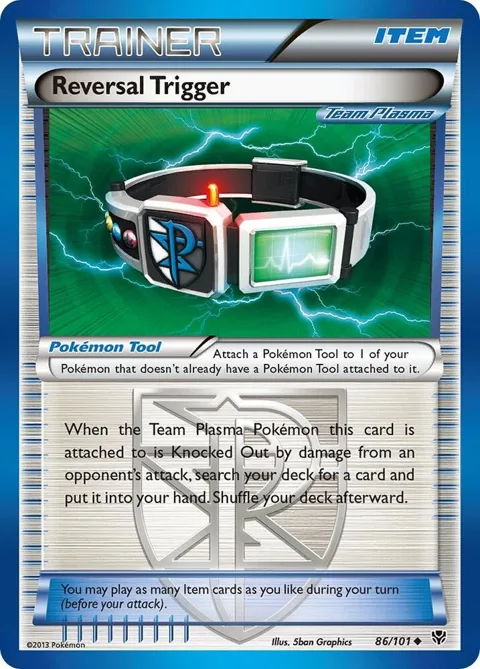 Reversal Trigger Team Plasma #86/101 Reverse Holofoil Pokémon card from Plasma Blast
