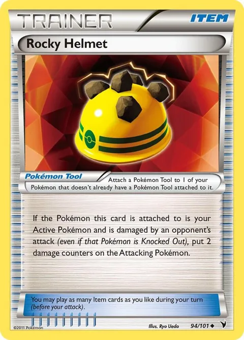 Rocky Helmet #94/101 Pokémon card from Noble Victories