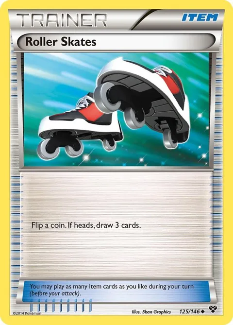 Roller Skates #125/146 Pokémon card from XY Base Set