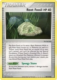 Root Fossil #93/110 Pokémon card from EX Holon Phantoms