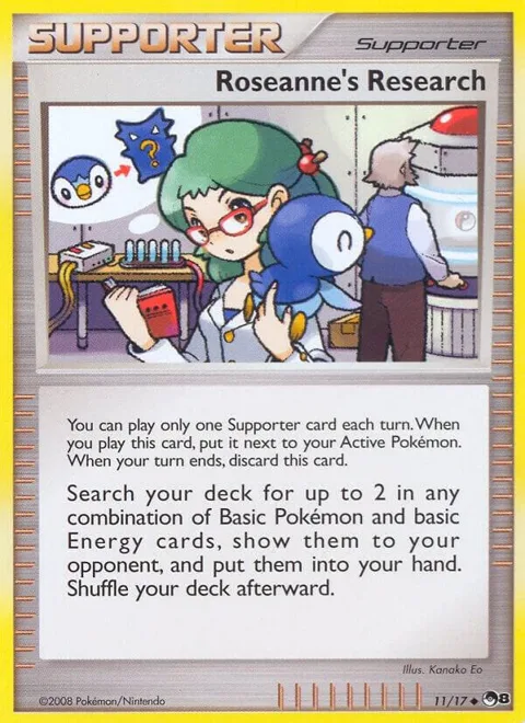 Roseanne's Research #011/017 Pokémon card from POP Series 8