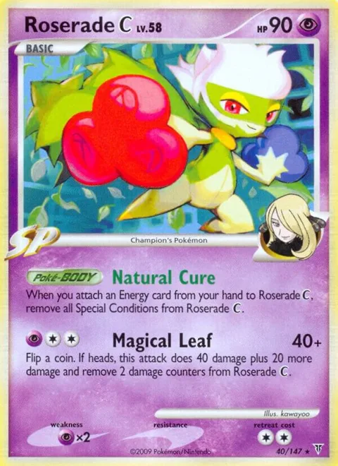 Roserade C #40 Pokémon card from Supreme Victors
