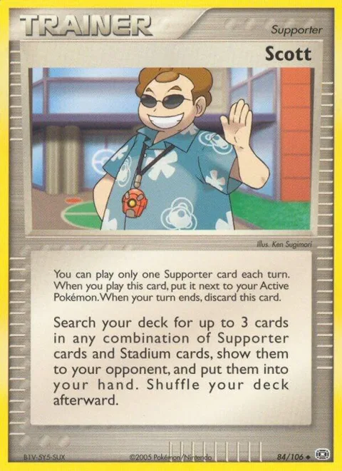 Scott #84/106 Pokémon card from EX Emerald