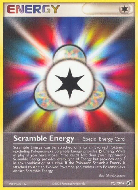Scramble Energy #95/107 Pokémon card from EX Deoxys