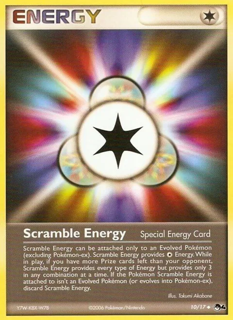 Scramble Energy #010/017 Pokémon card from POP Series 4