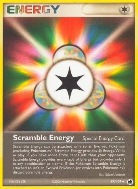 Scramble Energy #89/101 Pokémon card from EX Dragon Frontiers