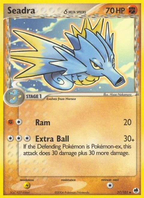 Seadra - 037/101 Delta Species #37/101 Pokémon card from EX Dragon Frontiers