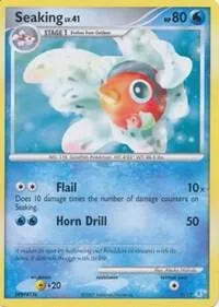 Seaking #7/12 Pokémon card from DP Trainer Kit: Manaphy & Lucario