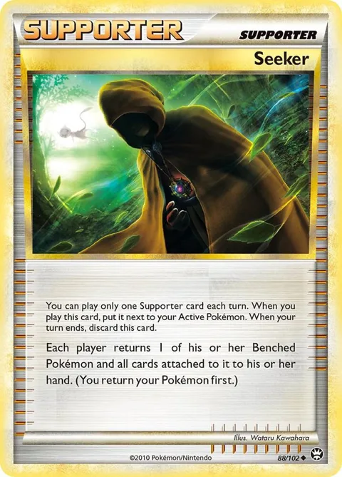 Seeker #88/102 Reverse Holofoil Pokémon card from Triumphant