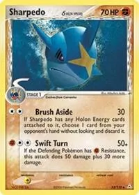 Sharpedo Delta Species #53/110 Pokémon card from EX Holon Phantoms