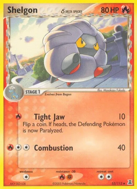 Shelgon - 053/113 Delta Species #53/113 Pokémon card from EX Delta Species