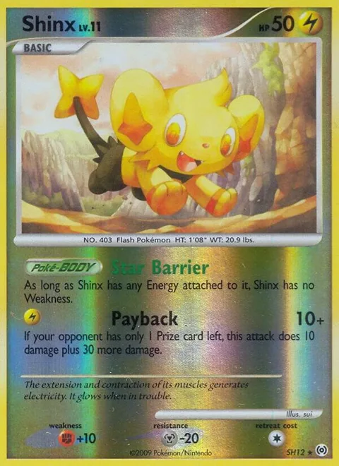 Shinx Shiny #SH12 Reverse Holofoil Pokémon card from Arceus