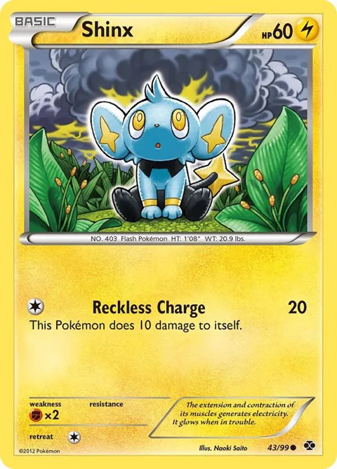 Shinx 43 #43/99 Pokémon card from Next Destinies