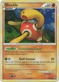 Shuckle #HGSS15 Holofoil Pokémon card from HGSS Promos