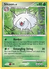 Silcoon #63/130 Pokémon card from Diamond and Pearl