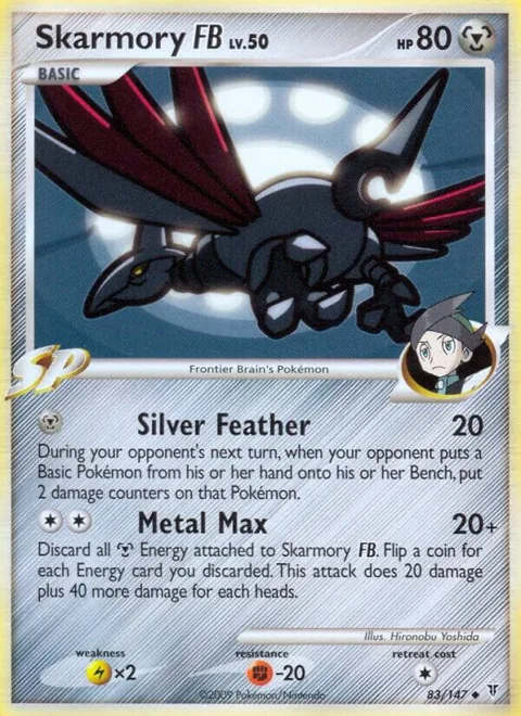Skarmory FB #83 Pokémon card from Supreme Victors