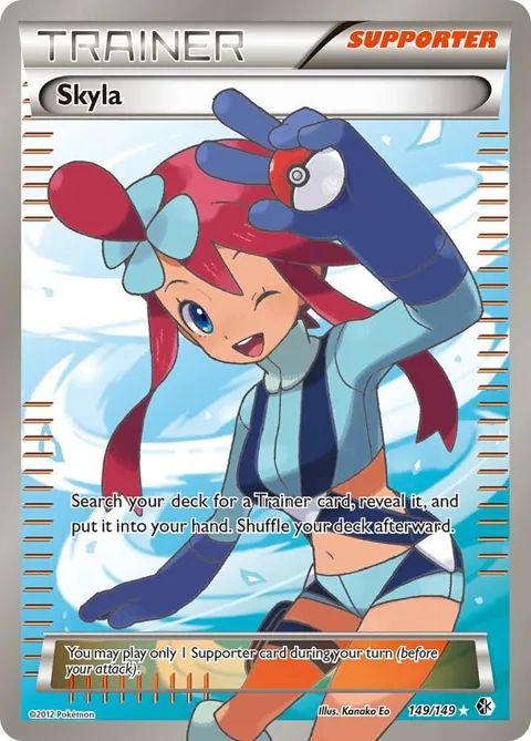 Skyla 149 Full Art #149/149 Holofoil Pokémon card from Boundaries Crossed