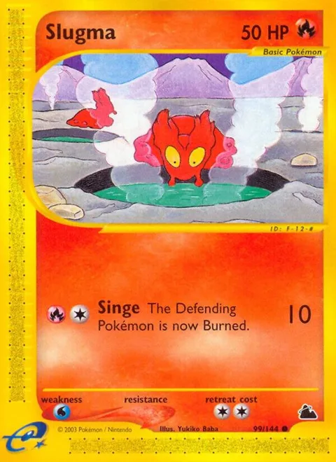 Slugma 99 #099/144 Pokémon card from Skyridge
