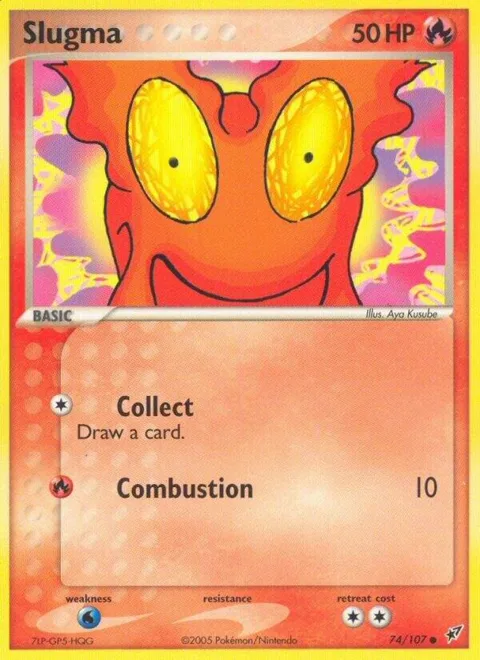 Slugma - 074/107 #74/107 Pokémon card from EX Deoxys