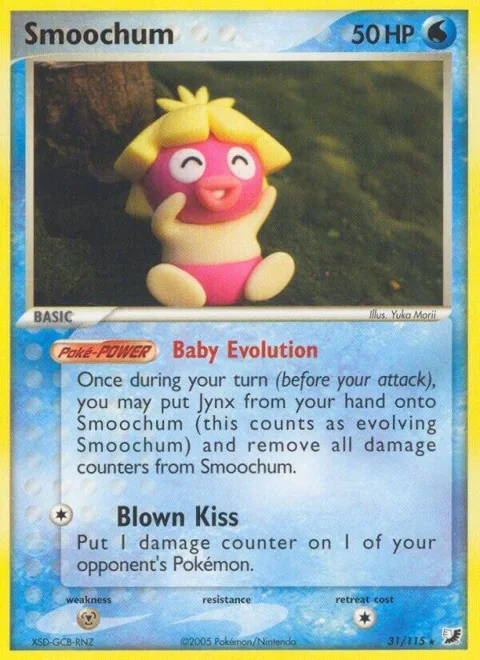 Smoochum #31/115 Pokémon card from EX Unseen Forces