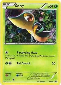 Snivy #BW06 Holofoil Pokémon card from Black and White Promos