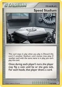 Speed Stadium #114/130 Reverse Holofoil Pokémon card from Diamond and Pearl