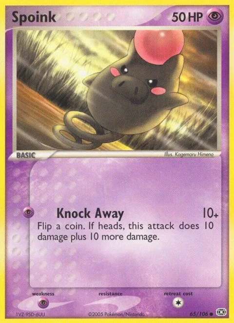 Spoink - 065/106 #65/106 Pokémon card from EX Emerald