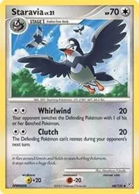 Staravia #64/130 Pokémon card from Diamond and Pearl