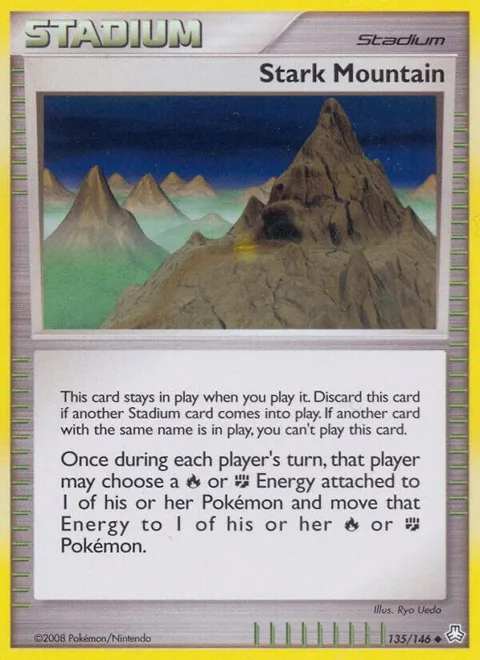 Stark Mountain #135/146 Pokémon card from Legends Awakened