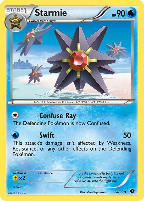 Starmie #24/99 Pokémon card from Next Destinies