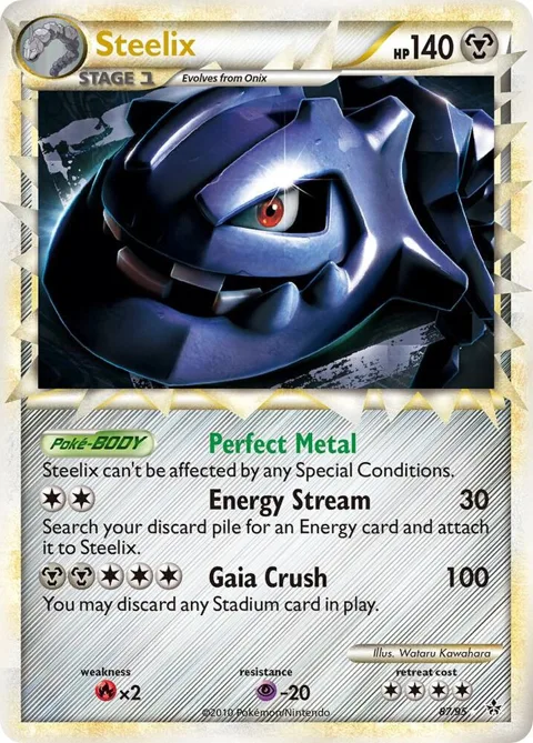 Steelix Prime #87/95 Holofoil Pokémon card from Unleashed