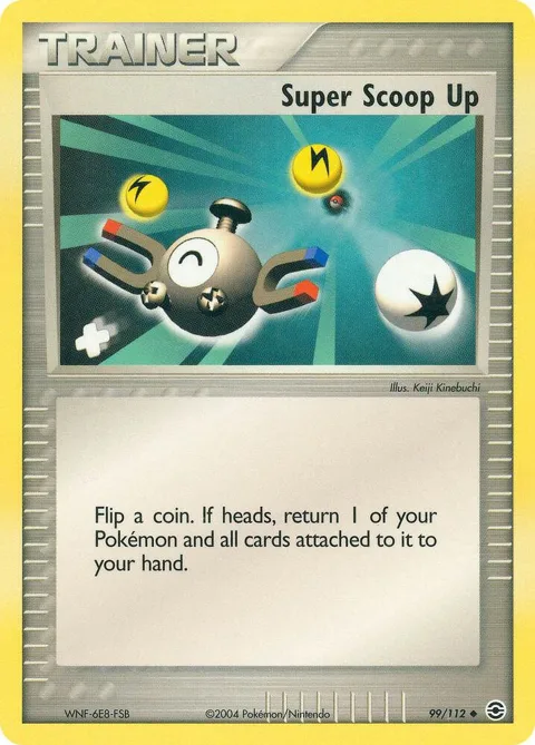Super Scoop Up #99/112 Pokémon card from EX FireRed & LeafGreen