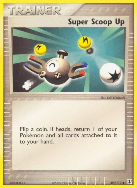 Super Scoop Up #100/113 Reverse Holofoil Pokémon card from EX Delta Species