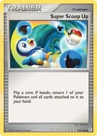 Super Scoop Up #115/130 Reverse Holofoil Pokémon card from Diamond and Pearl