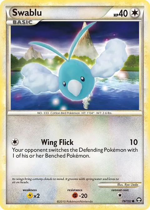 Swablu #78/102 Pokémon card from Triumphant