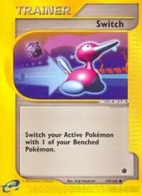 Switch #157/165 Pokémon card from Expedition