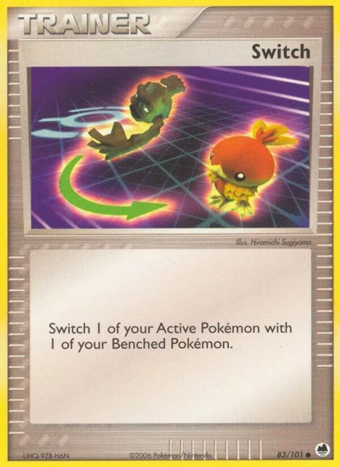 Switch #83/101 Pokémon card from EX Dragon Frontiers