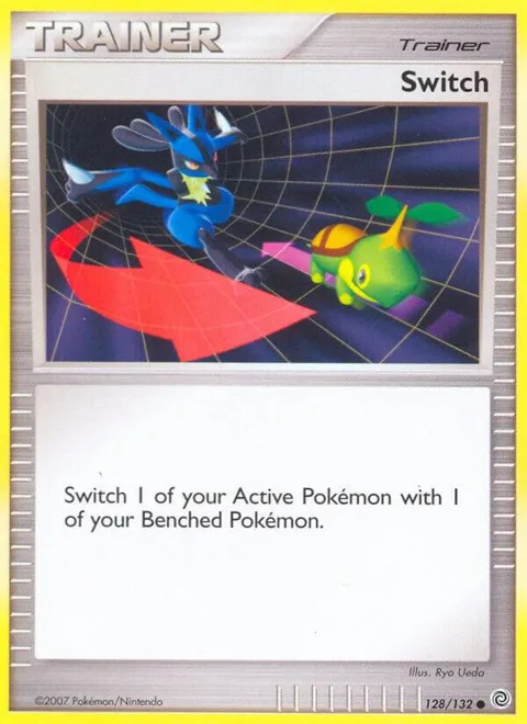Switch #128/132 Pokémon card from Secret Wonders
