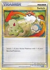 Switch Raichu #24/30 Pokémon card from HGSS Trainer Kit: Gyarados & Raichu